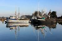 Crab Boats loaded with traps