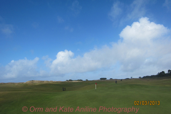 13th green at bandon dunes 2-13