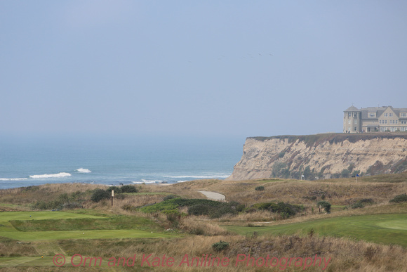 View of the Hotel and Cliff